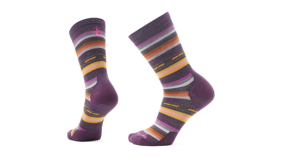 Smartwool Everyday Margarita Crew Socks - Womens, Wild Salmon, Small, SW002091J99100S000
