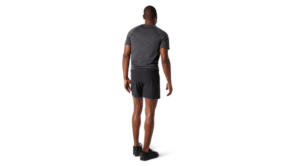 Smartwool Merino Sport Lined 5in Short - Mens, Black, Medium, SW016557001M