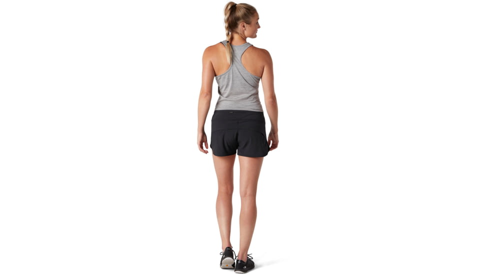 Smartwool Merino Sport Lined Short - Womens, Black, Extra Small, SW016142001-XS