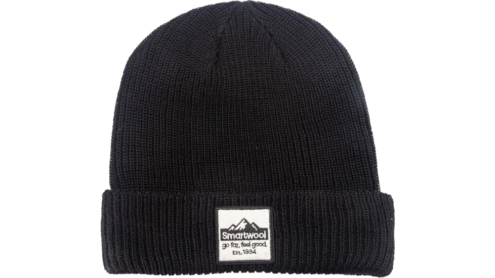 Smartwool Patch Beanie, Black, One Size, SW01149300111FM000