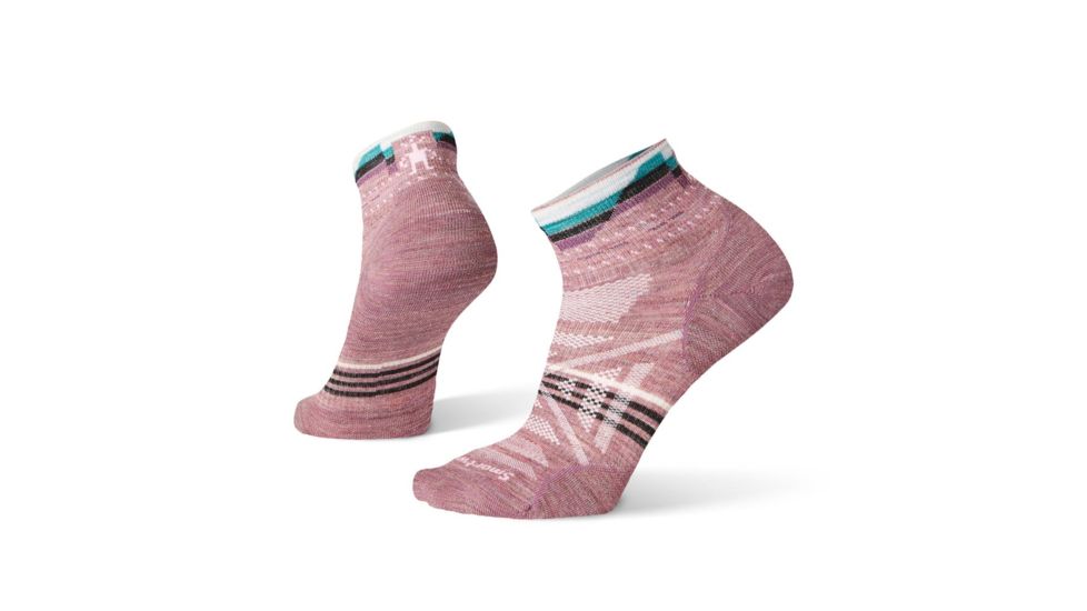 Smartwool PhD Outdoor Ultra Light Pattern Mini - Womens, Nostalgia Rose, Medium, SW001142A32-M