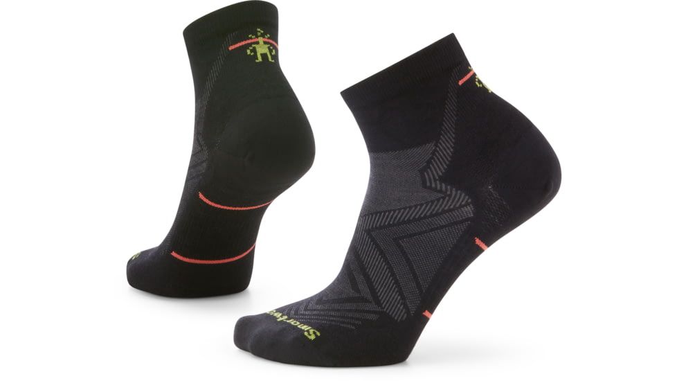 Smartwool Run Zero Cushion Ankle Socks - Womens, 001 Black, Small, SW001674001S
