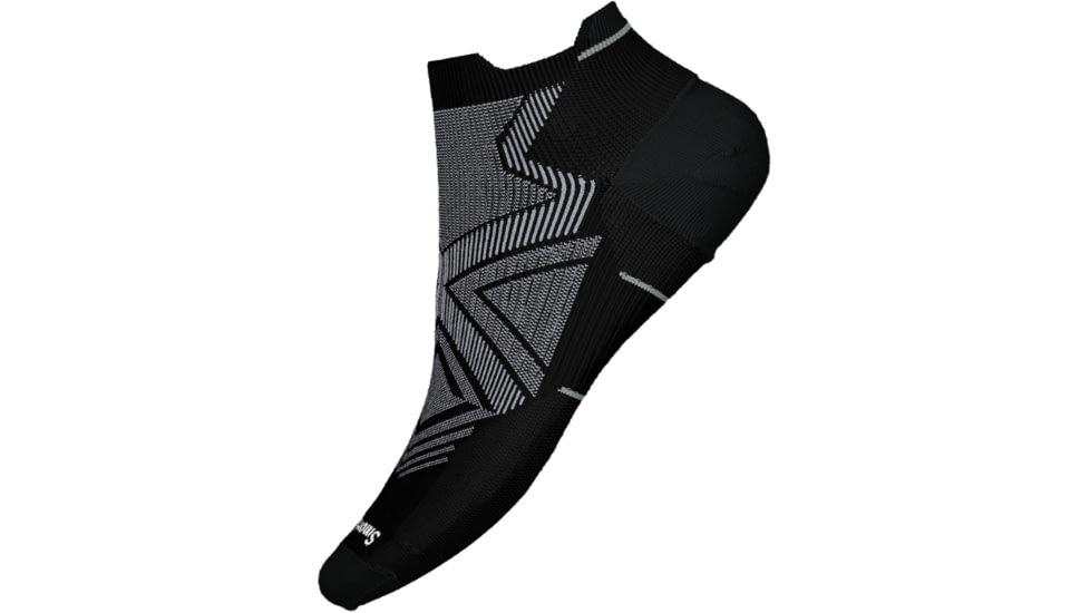 Smartwool Run Zero Cushion Low Ankle Socks - Unisex, Black, Extra Large, SW0016510011-001 BLACK-XL