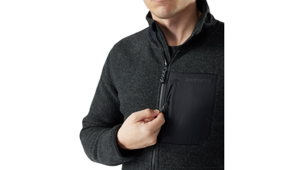 Smartwool Second Cut Fleece Jacket - Mens, Charcoal, Medium, SW002959003100M000