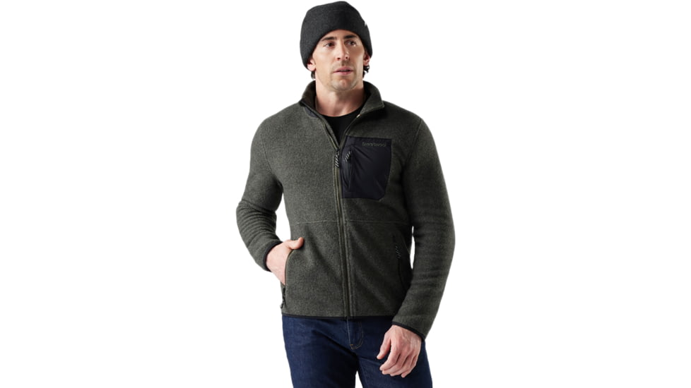Smartwool Second Cut Fleece Jacket - Mens, Winter Moss, Large, SW002959K18100L000