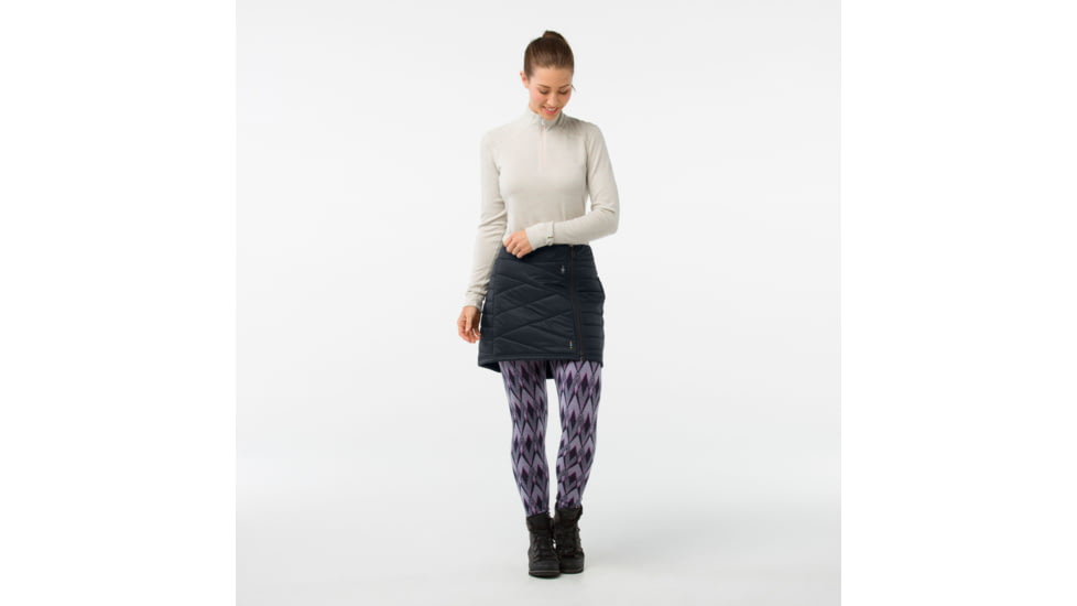 Smartwool Smartloft Zip Skirt - Womens, 001 Black, Extra Large, SW016793001XL