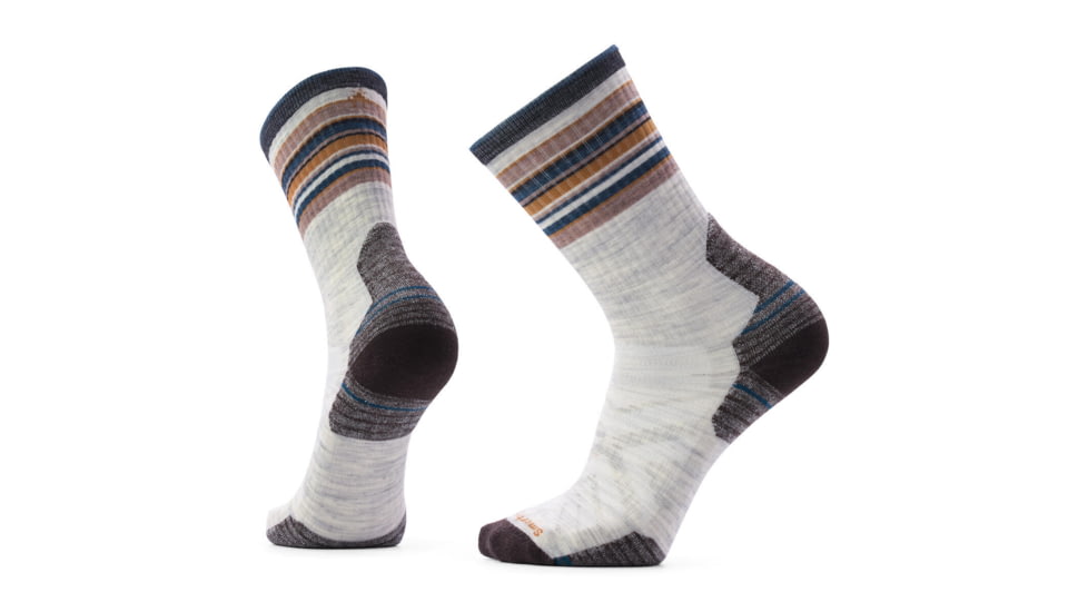 Smartwool Hike Targeted Cushion Striped Crew Socks - Mens