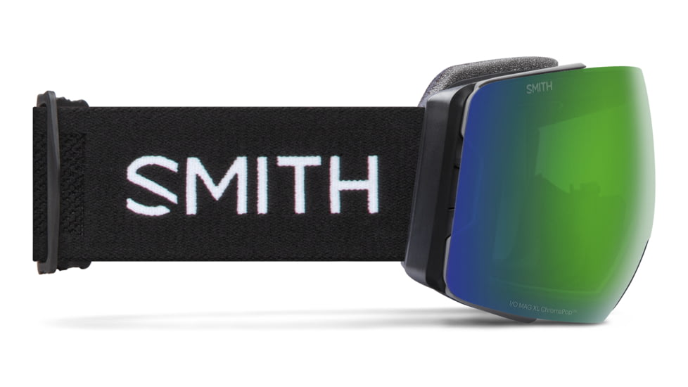 Smith I/O Mag XL Goggle, ChromaPop Sun Green Mirror, Black, M007130JX99MK
