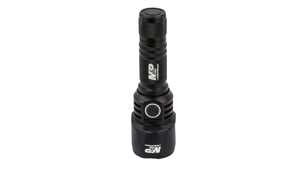 Smith &amp; Wesson Duty Series MS Battery Bank LED Flashlight, RXP Rechargeable, 1 x 18650 Battery Bank, Black 1074566