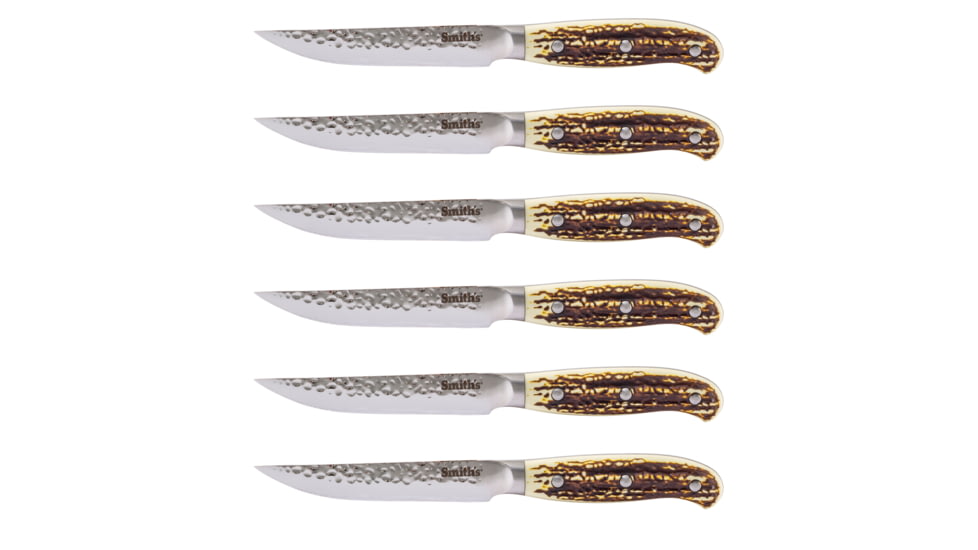 Smiths Cabin &amp; Lodge Cutlery 6-Pcs Steak Set, Stag, SP-51058