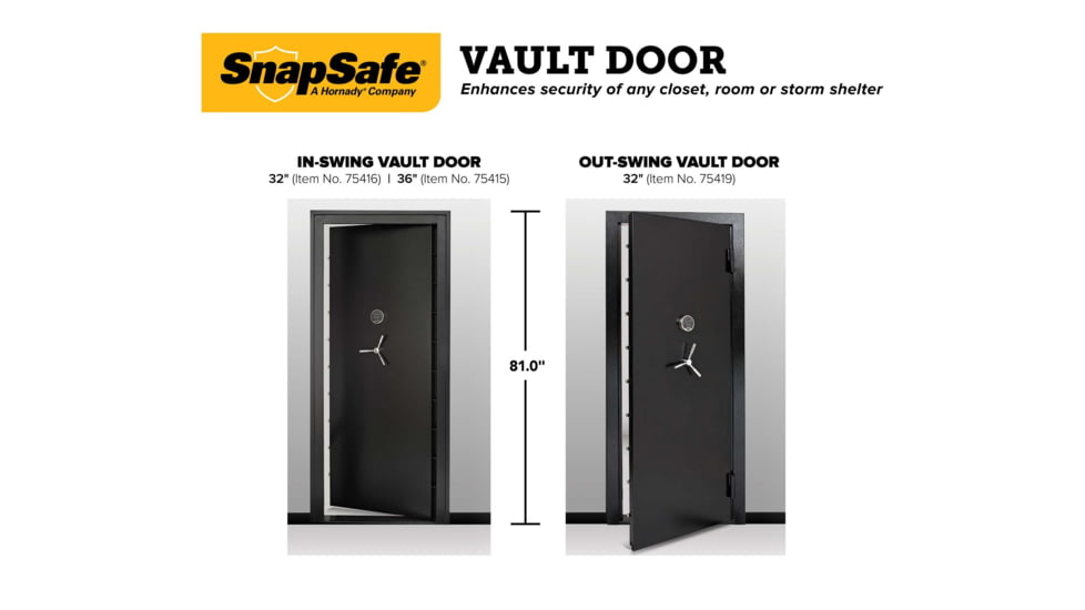 Snapsafe, A Hornady Company Aux Vault Door, 75415