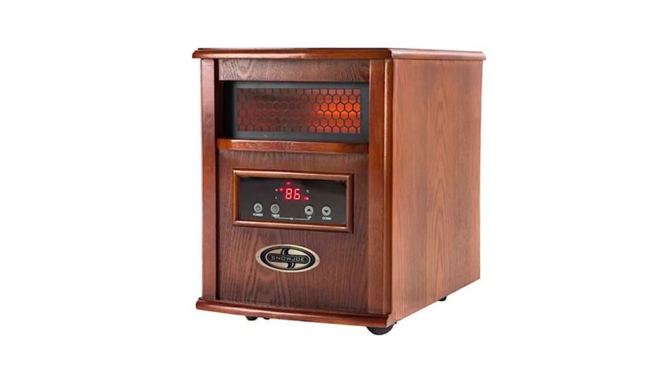 Snow Joe Glo Infrared Quartz Heater / 1500 Watt/4 Quartz/Digital Thermostat/Timer, SJQH1500-DO