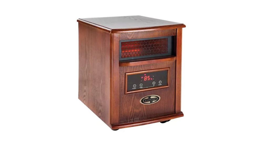 Snow Joe Glo Infrared Quartz Heater / 1500 Watt/4 Quartz/Digital Thermostat/Timer, SJQH1500-DO