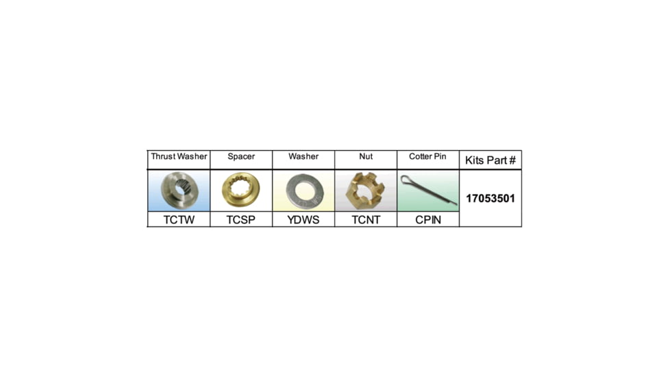 Solas Tc Pkt Propeller Kit For Nissan/Tohatsu 35 55 Hp, 17053501