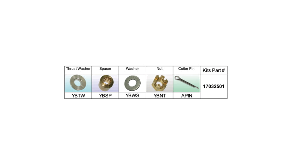Solas Yb Pkt Propeller Kit For Yamaha 20 30 Hp, 17032501