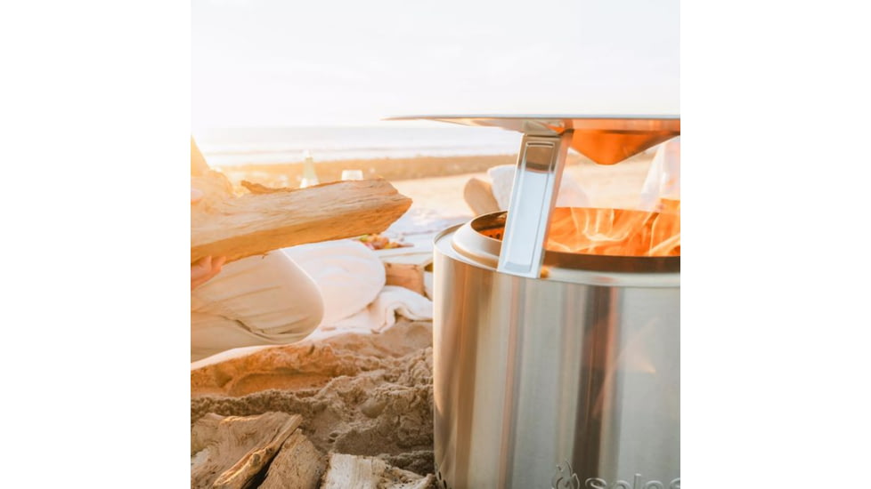 Solo Stove Bonfire Heat Deflector, Stainless Steel, Medium, SSBON-DEFLECTOR