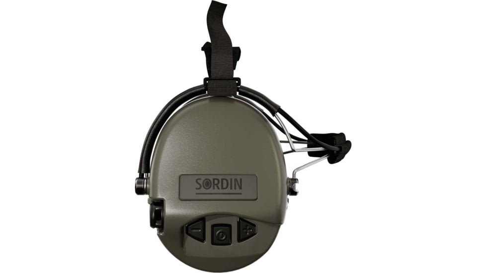 Sordin Supreme MIL AUX Headset, Green Cups, 530445