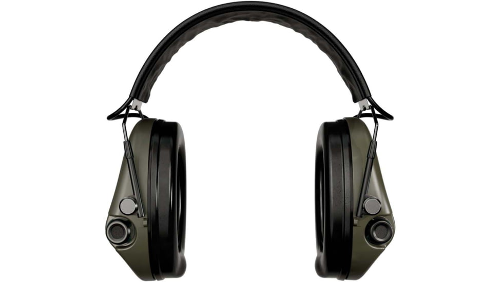 Sordin Supreme MIL AUX Headset, Slim Headband, Green Cups, 500783