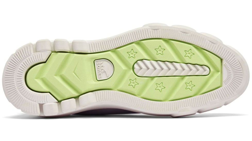Sorel Caribou X Shoe Wp - Womens, Sea Salt/Luminous Lime, 10.5, 2058711-125-10.5