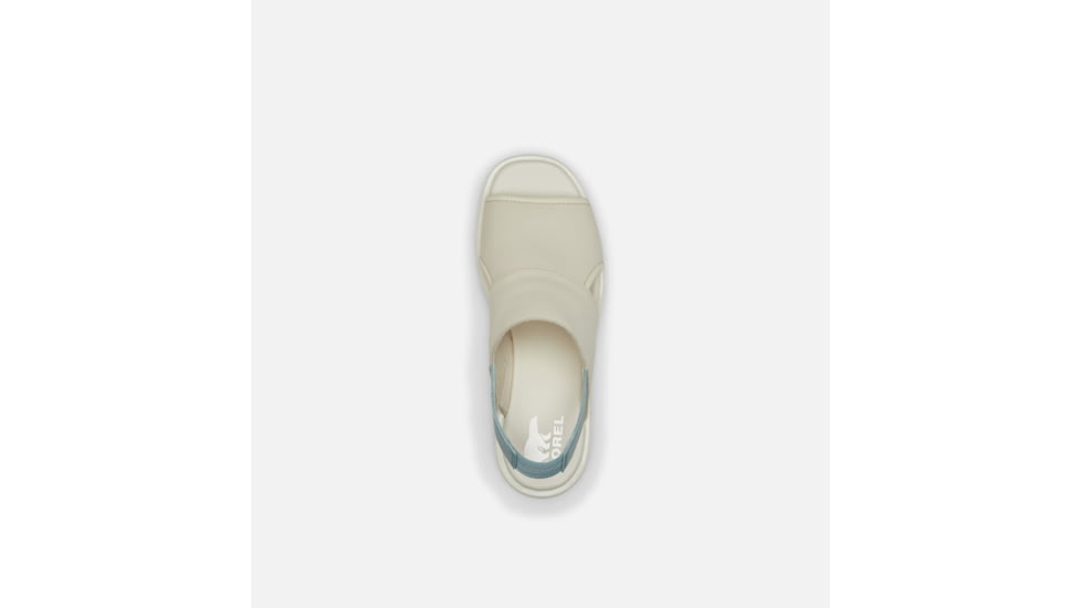 Sorel Joanie III Slingback Wedge Sandals - Womens, Chalk/Crushed Blue, 7.5 US, 1999421-191-7.5