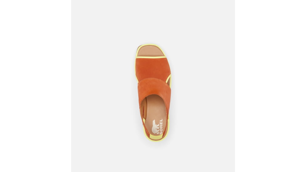 Sorel Joanie III Slingback Wedge Sandals - Womens, Desert Sun/Tranquil Yellow, 7.5 US, 1988471-806-7.5