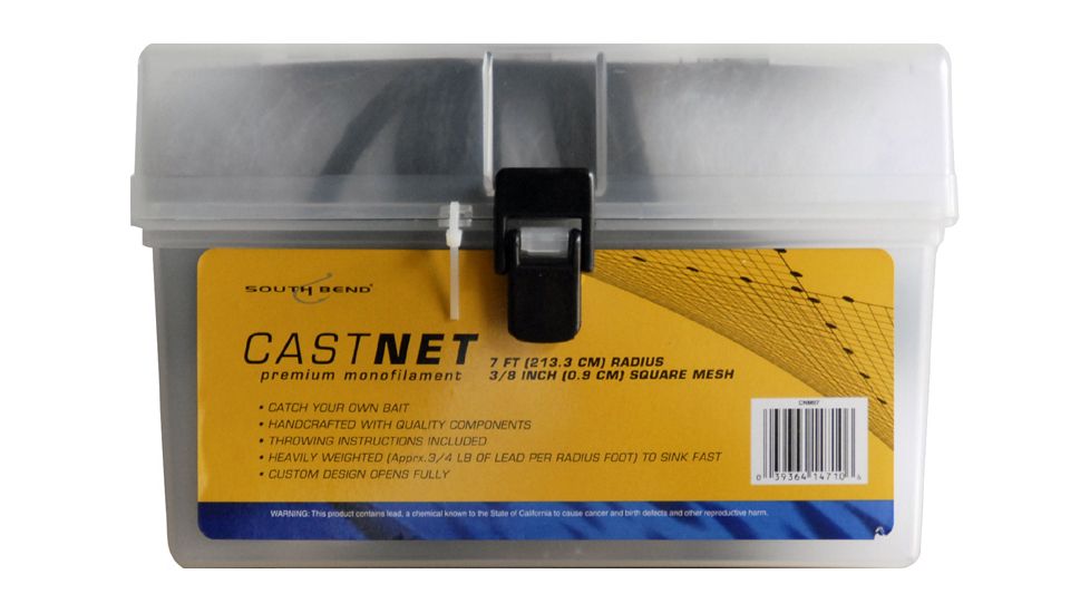 South Bend Mono Fil Cast Net 7 X 3/8 147108