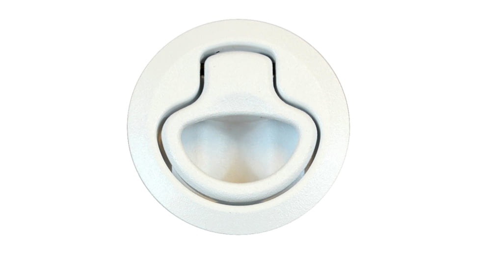 Southco Flush Pull Latch - Push To Close - Medium - White 69326