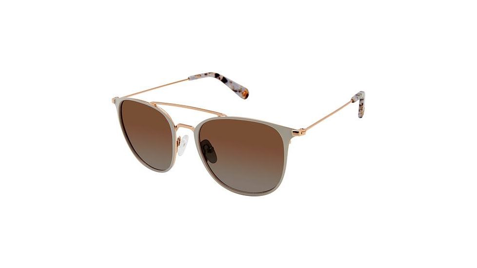 Sperry Top-Sider TIERRA Sunglasses - Frame BONE WHITE, Lens Color Rose Gradient, Size 51/18mm SPTIERRA03
