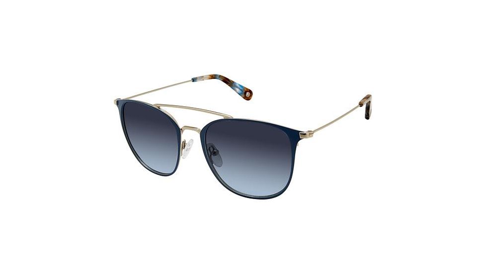 Sperry Top-Sider TIERRA Sunglasses - Frame CAMEO BLUE, Lens Color Blue Gradient, Size 51/18mm SPTIERRA02