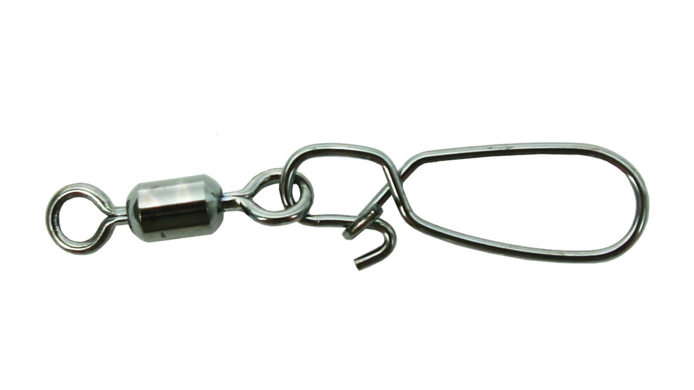 Spro Power Swivel w/Hyper Snap Black Sz8 50lb 5pk, SPSHSB-08-5