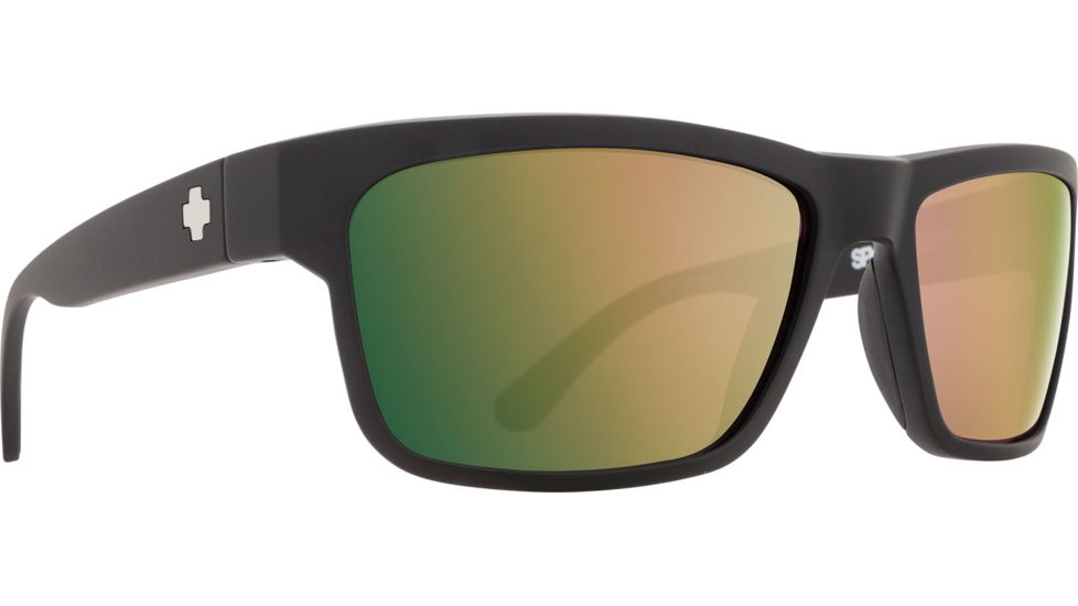 Spy Optic Frazier Progressive Prescription Sunglasses, Soft Matte Black Frame, Polarized, 673176973763PR