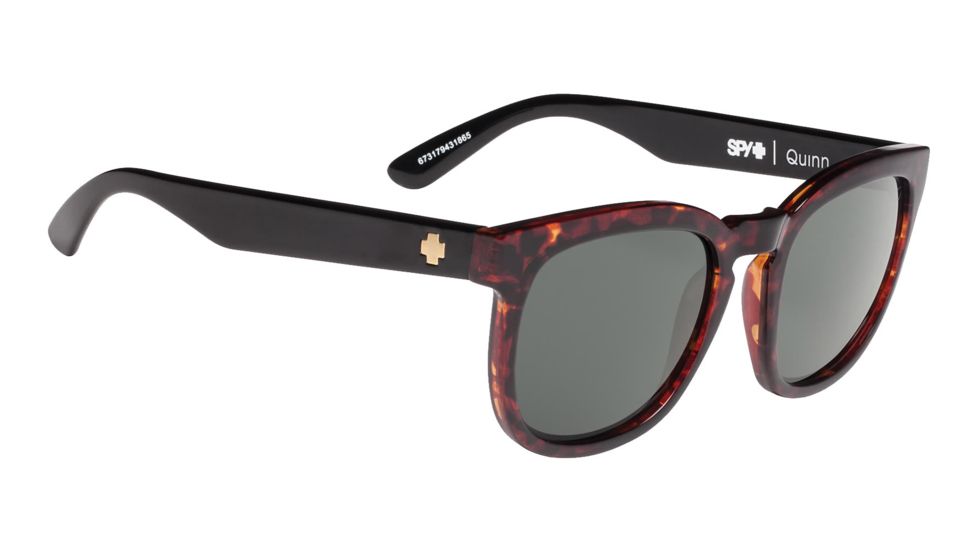Spy Optic Quinn Progressive Prescription Sunglasses, Alana Dark Tortoise/Black Frame, 673179422863PR