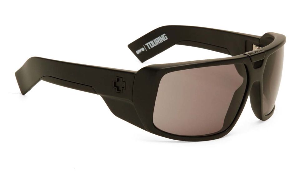 Spy Optic Touring Progressive Prescription Sunglasses, Matte Black Frame, Grey Lens-670795374129PR