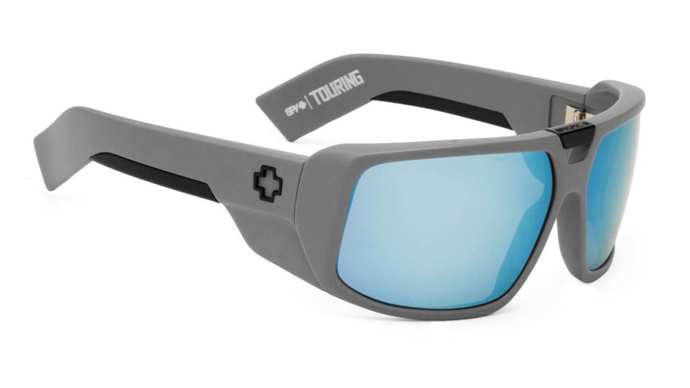 Spy Optic Touring Progressive Prescription Sunglasses, Primer Grey Frame, Grey w/Blue Spectra Lens-670795865139PR