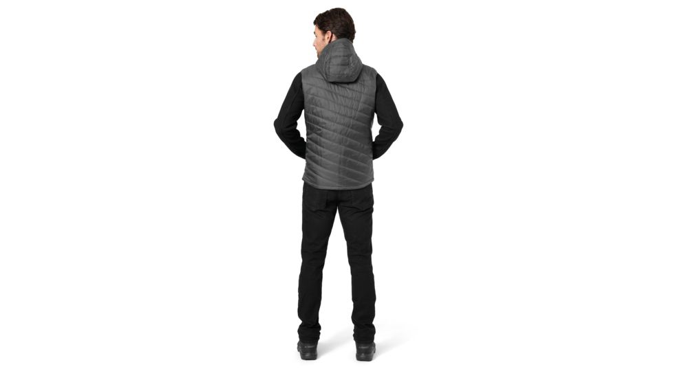 Spyder Ouzo Hoody Stryke Jacket - Mens, Polar/Black/Red, Large, 181402069555P