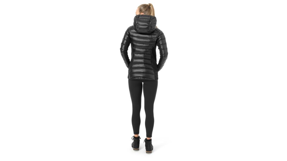 Spyder Syrround Hybrid Hoody Jacket - Womens, Black/Black/Black, Extra Large, 182500001666P