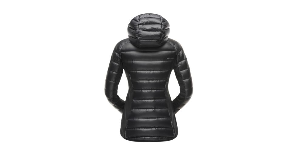 Spyder Syrround Hybrid Hoody Jacket - Womens, Black/Black/Black, Extra Large, 182500001666P