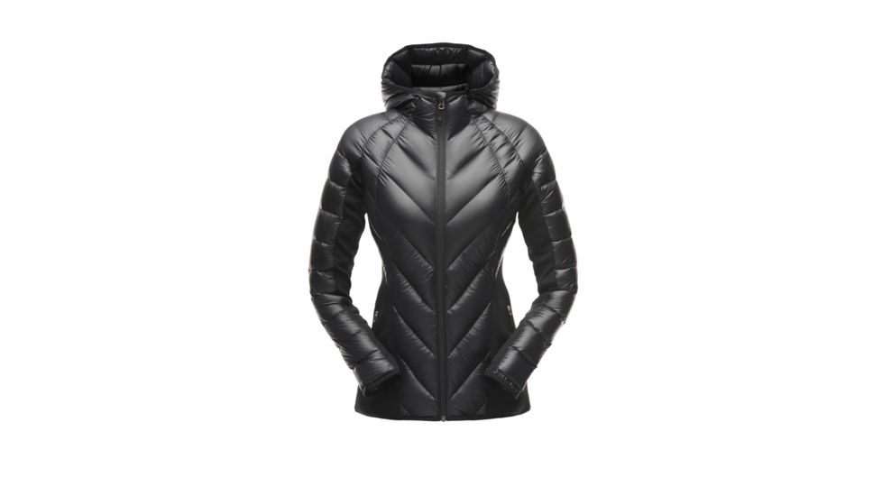 Spyder Syrround Hybrid Hoody Jacket - Womens, Black/Black/Black, Extra Large, 182500001666P