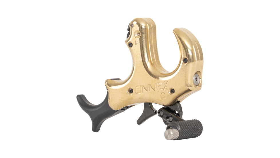 Stanislawski Stan OnneX Clicker Thumb Release 1501644, Brass/Black, Small, 8474