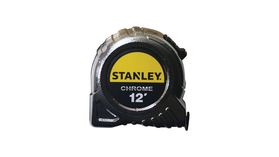 Stanley Tools 12ft Tape Measure 1.5in Wide, Chrome, STHT 33972