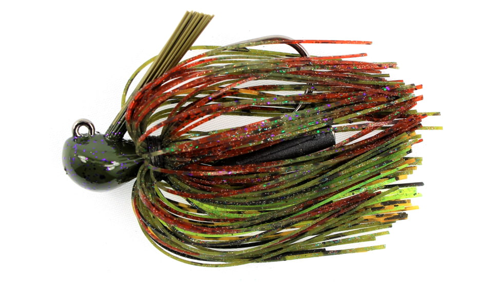 Stanley Jigs 1/2 oz. Rattling Casting Jig, Hand Tied, Witches Brew, RC12-607HT