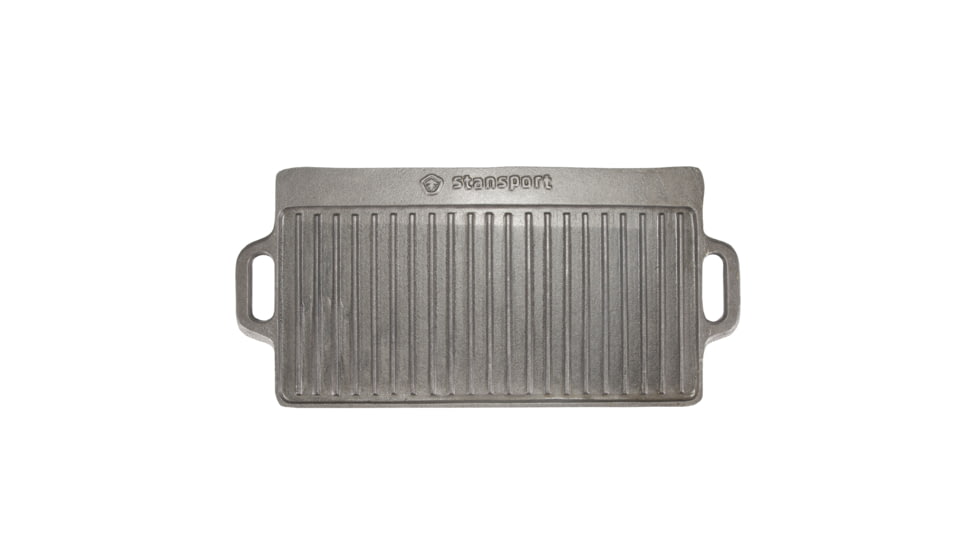 Stansport Griddle, Cast Iron, 9 x 20in, Black, 9x20, 16010-20