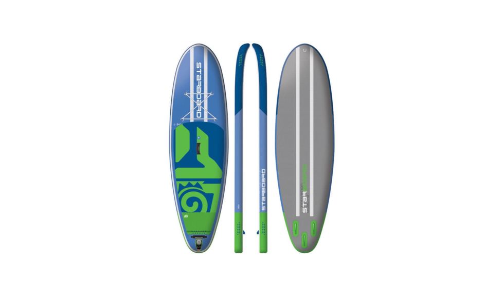 Starboard Touring Deluxe Dc Inflatable Lightweight Croc Skin Texture Paddle Board, Blue/Green, 12ft 6in, 2024180601002