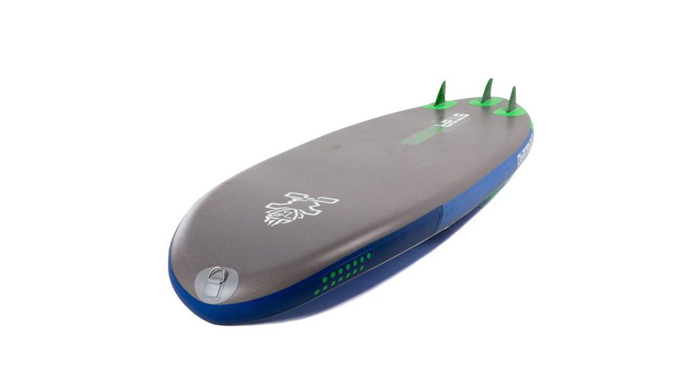 Starboard Touring Deluxe Dc Inflatable Lightweight Croc Skin Texture Paddle Board, Blue/Green, 12ft 6in, 2024180601002