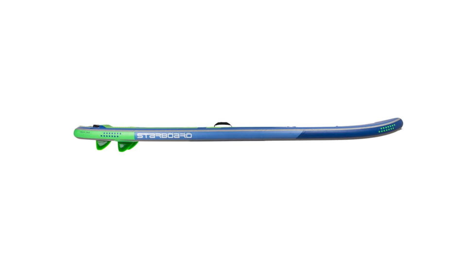 Starboard Touring Deluxe Dc Inflatable Lightweight Croc Skin Texture Paddle Board, Blue/Green, 12ft 6in, 2024180601002