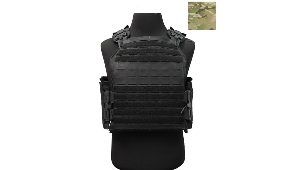 Stealth Armor Systems Velox Plate Carrier Optimized SAPI, Multicam, Medium, VLX-PC-MD-MC-OP
