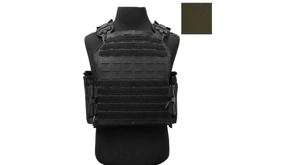 Stealth Armor Systems Velox Plate Carrier Optimized SAPI, Ranger Green, Large, VLX-PC-LG-RG-OP