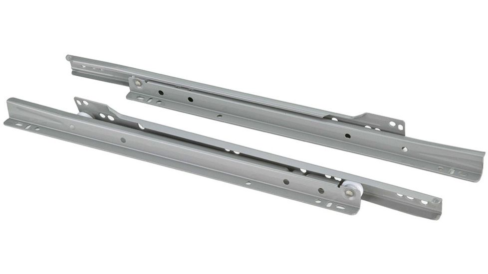 Steelex 14in Euro-style Self-Closing Drawer Slides, Grey D4321