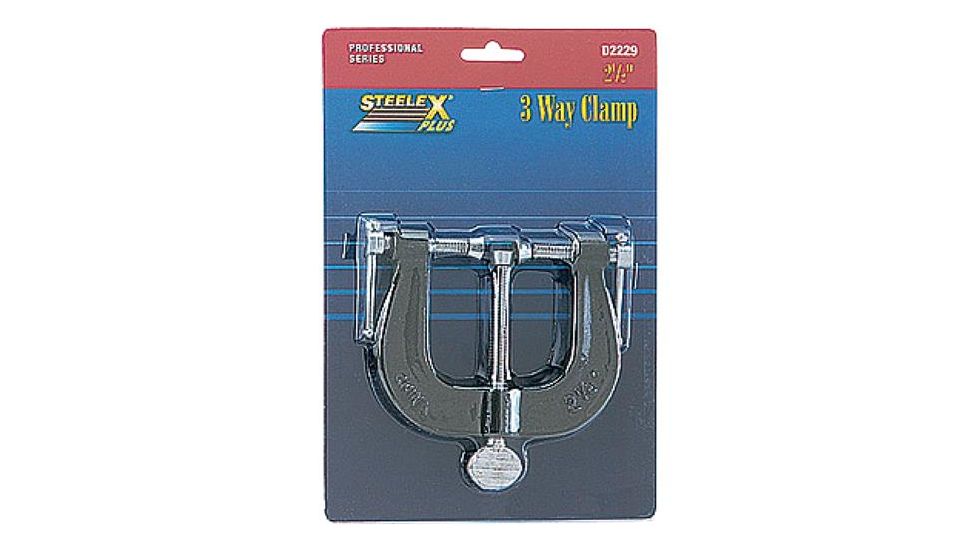Steelex Plus 2.5 in. Three-Way Clamp, 2.25 in. Reach D2229