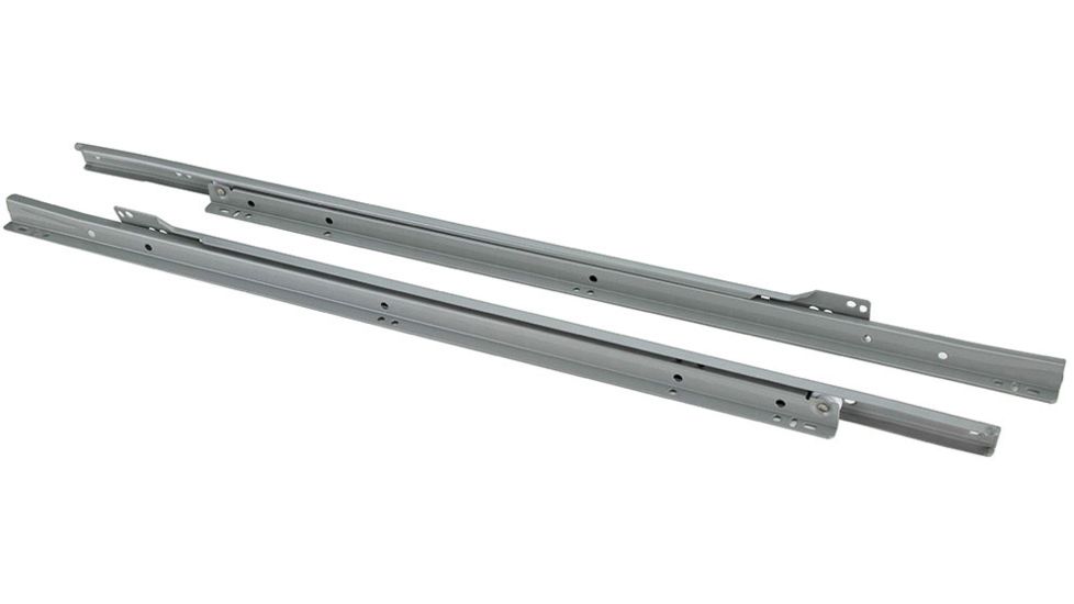 Steelex 24in Euro-style Self-Closing Drawer Slides, Grey D4326
